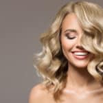 Blonde Curled Hair Salon Model Coterie17 Salon