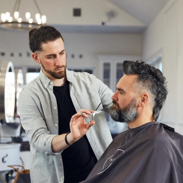 men’s hair cut in Hamilton, NJ